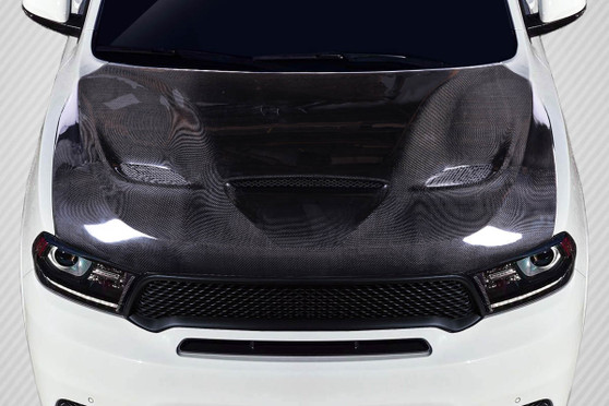 2011-2020 Dodge Durango Carbon Creations SRT Hellcat Look Hood - 1 Piece