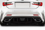 2015-2022 Lexus RC-F Duraflex Downforce Aero Rear Diffuser - 1 Piece