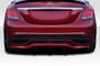 2015-2021 Mercedes C Class W205 Duraflex Weaver Sport Rear Diffuser - 3 Pieces