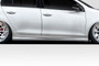 2010-2014 Volkswagen Golf GTI Duraflex Ordo Side Skirts - 2 Piece