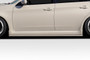 2008-2010 Subaru Impreza WRX Duraflex Ghost Side Skirt Rocker Panel Splitters - 2 Pieces
