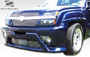 2002-2006 Chevrolet Avalanche (w/ cladding) Duraflex Platinum Front Bumper Cover - 1 Piece