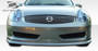 2006-2007 Infiniti G Coupe G35 Sport Polyurethane D-Spec Front Lip Under Spoiler Air Dam - 1 Piece (S)