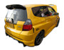 2007-2008 Honda Fit Duraflex Type M Wide Body Rear Fender Flares with Doorcaps - 4 Piece (S)