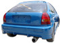 1996-2000 Honda Civic HB Duraflex Sensei Rear Bumper Cover - 1 Piece (S)