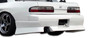 1989-1994 Nissan 240SX S13 2DR Duraflex Type U Rear Bumper Cover - 1 Piece