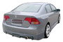 2006-2008 Honda Civic 4DR Duraflex Type M Rear Lip Under Spoiler Air Dam - 1 Piece (S)