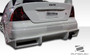 2001-2005 Honda Civic 2DR Duraflex Bomber Rear Bumper Cover - 1 Piece