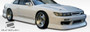 1989-1994 Nissan Silvia S13 Duraflex B-Sport Wide Body Front Bumper Cover - 1 Piece