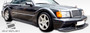 1984-1993 Mercedes 190 W201 Duraflex Evo 2 Wide Body Door Caps - 4 Piece