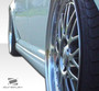 1999-2005 Volkswagen Golf GTI Duraflex Vortex Look Side Skirts Rocker Panels - 2 Piece