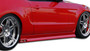 2005-2014 Ford Mustang Duraflex Racer 3 Side Skirts Rocker Panels - 2 Piece