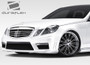 2010-2013 Mercedes E Class W212 Duraflex E63 AMG Look Front Bumper Cover - 1 Piece