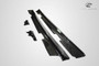 2005-2013 Chevrolet Corvette C6 Carbon Creations GT500 Side Skirt Splitters - 2 Piece