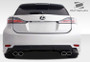 2011-2013 Lexus CT 200H Duraflex TM-S Rear Lip Under Spoiler Air Dam - 1 Piece