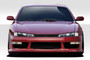 1997-1998 Nissan 240SX S14 Duraflex V-Speed Wide Body Front Bumper Cover - 1 Piece