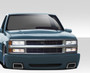 1988-1999 Chevrolet C Series K Series Pickup 1992-1999 Tahoe Yukon Suburban Duraflex SS Look Front Bumper Cover - 1 Piece