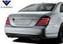 2010-2013 Mercedes S Class W221 Vaero S63 Look Rear Bumper Cover ( without PDC ) - 1 Piece