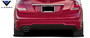 2008-2014 Mercedes C Class W204 C250 Vaero C63 V2 Look Rear Bumper Cover ( with PDC ) - 2 Piece