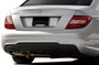 2008-2014 Mercedes C Class W204 C250 Vaero C63 V2 Look Rear Bumper Cover ( without PDC ) - 2 Piece