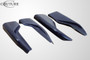 2010-2014 Honda Insight Couture Urethane Vortex Side Add Ons Spat Extensions - 4 Piece (S)