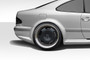 1998-2002 Mercedes CLK W208 Duraflex Black Series Look Wide Body Rear Fender Flares - 2 Piece