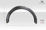 Universal Duraflex Fender Flares 10cm - 2 Piece