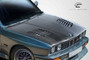 1984-1991 BMW 3 Series E30 Carbon Creations DriTech GTR Hood - 1 Piece