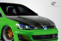 2015-2019 Volkswagen Golf / GTI Carbon Creations DriTech K Design Hood - 1 Piece