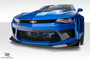 2016-2018 Chevrolet Camaro Duraflex Grid Front Bumper - 1 Piece ( With Integrated front bumper air ducts and front splitters)