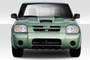 2001-2004 Nissan Frontier Duraflex Viper Look Hood - 1 Piece