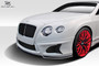 2011-2016 Bentley Continental GT Duraflex Eros Version 1 Front Lip Spoiler - 3 Piece