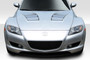 2004-2008 Mazda RX-8 Duraflex Remix Hood - 1 Piece