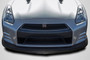 Universal Carbon Creations Type 5 Front Lip Splitter - 1 Piece