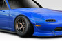 1990-1997 Mazda Miata Duraflex TKO RBS Wide Body Rear Fender Flares - 2 Piece