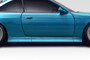 1995-1998 Nissan 240SX S14 Duraflex B Sport Wide Body Side Skirts Rocker Panels - 4 Piece