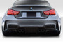 2015-2020 BMW M4 F82 AF-1 Wide Body Rear Bumper ( GFK ) - 1 Piece