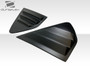 2018-2022 Subaru XV Crosstrek Duraflex Fennec Outdoors Edition Rear Window Scoops - 2 Piece