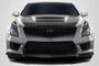 2016-2019 Cadillac ATS-V Carbon Creations V Look Front Lip Spoiler - 1 Piece