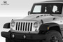 2007-2018 Jeep Wrangler Duraflex AVG Hood - 1 Piece