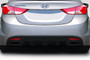 2011-2013 Hyundai Elantra Duraflex SQR Rear Diffuser - 1 Piece