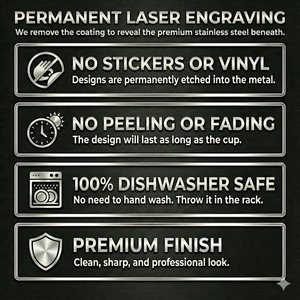 Custom Laser Engraved YETI Rambler (20oz) - Corporate Volume