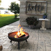 evergreen patio fire pit