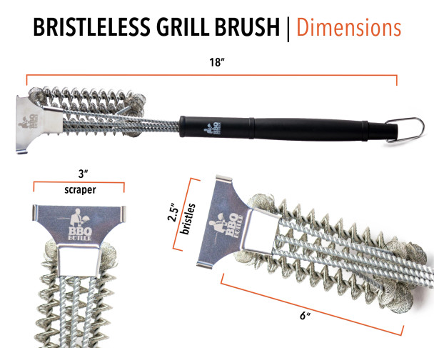 Bristleless Brush Grate Scraper