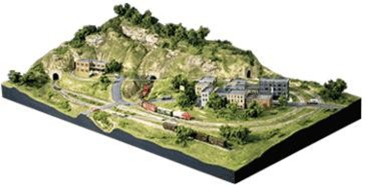 Woodland Scenics N ST1482 Scenic Ridge Layout Kit ModelTrainStuff