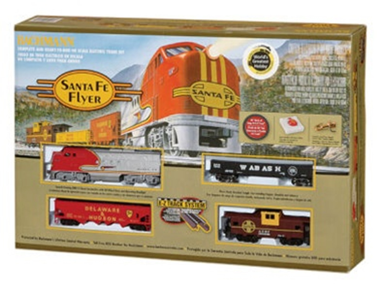 santa fe flyer train set