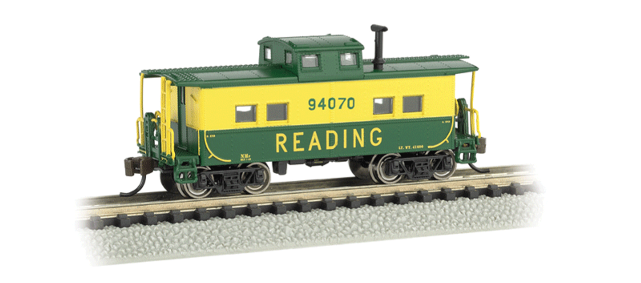 Bachmann Silver Series N 16857 Northeastern-Style Steel Cupola Caboose,  Reading #94070 | ModelTrainStuff