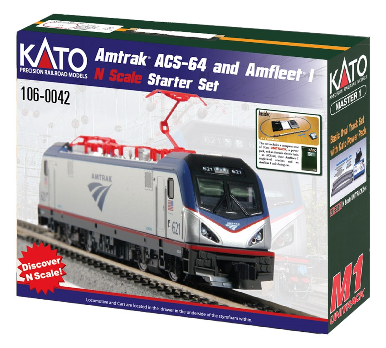 Model Train Set: Kato Amtrak ACS-64 & Amfleet | Model Train Stuff