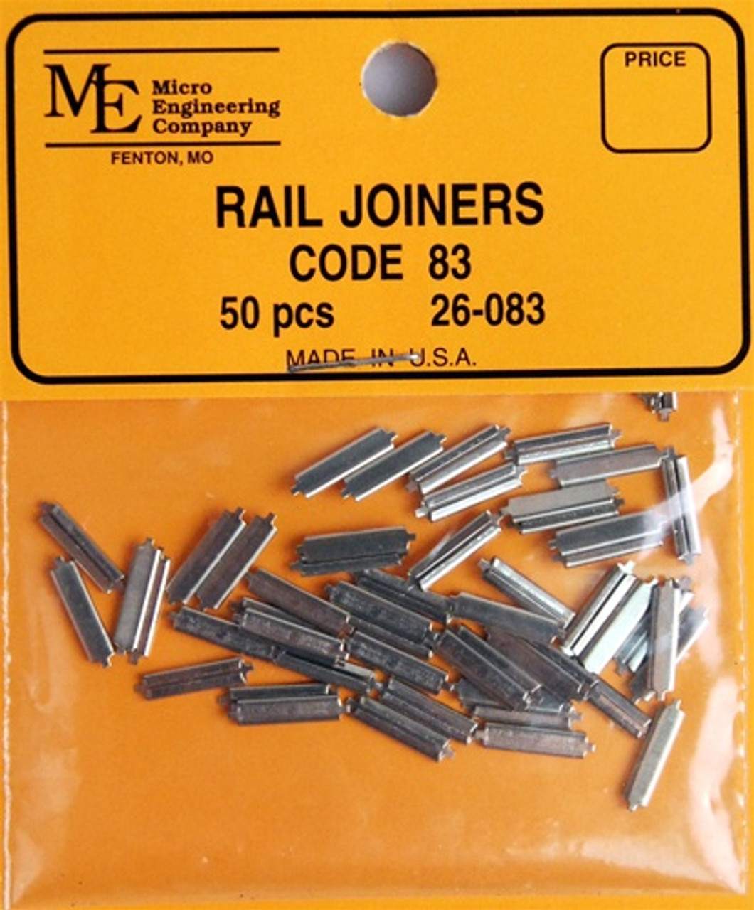 Micro Engineering Co Me Rail Joiners Code 83 Insulated 12pcs Train Detail 26-084 for sale online