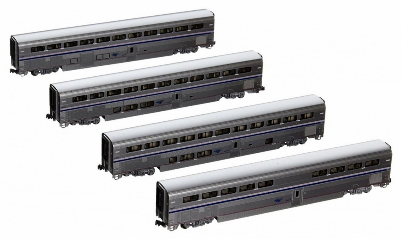 ho scale amtrak superliner train set